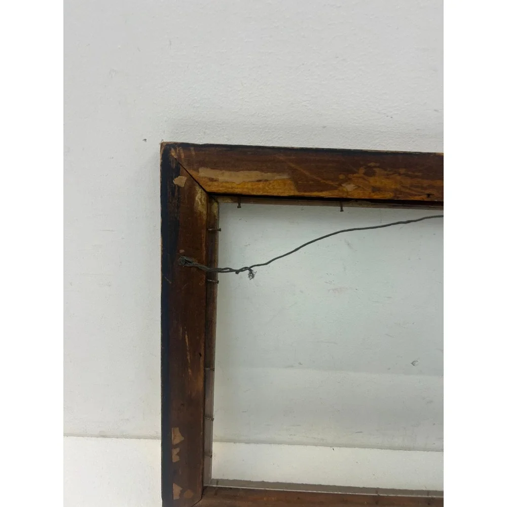 Antique Gilt Gesso Picture Frame Floral Vintage Gold Victorian Art Fits 10x12